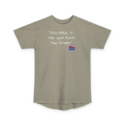 Tall mock2, Kentuckiana small biz swag, Tall, Long Body, Graphic Shirt, Casual Streetwear, Gift for Renters & Travelers, Summer Essential