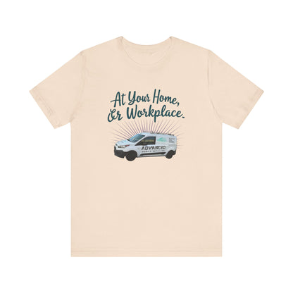 Advanced Mobile Detailing, At Your Home or Workplace Tee, Unisex Jersey T-Shirt Gift, Comfy Graphic Tee, Workwear Apparel, Casual Daily Wear