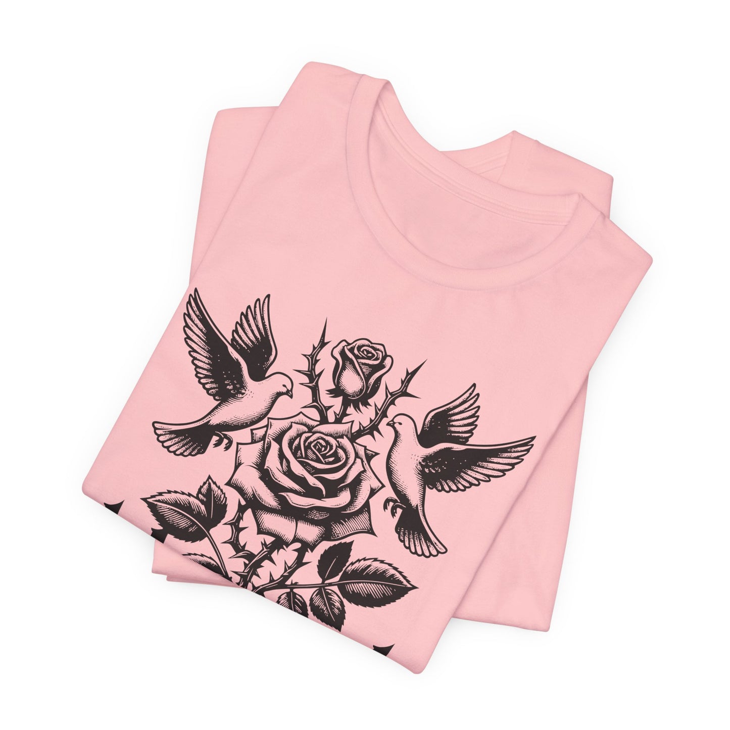 Blessed Rose Tee — Vintage Floral Graphic T‑Shirt