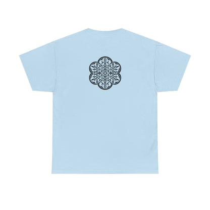 Psychonaut Staple, Flower of life, Unisex Heavy Cotton Tee - Psychonaut Swag