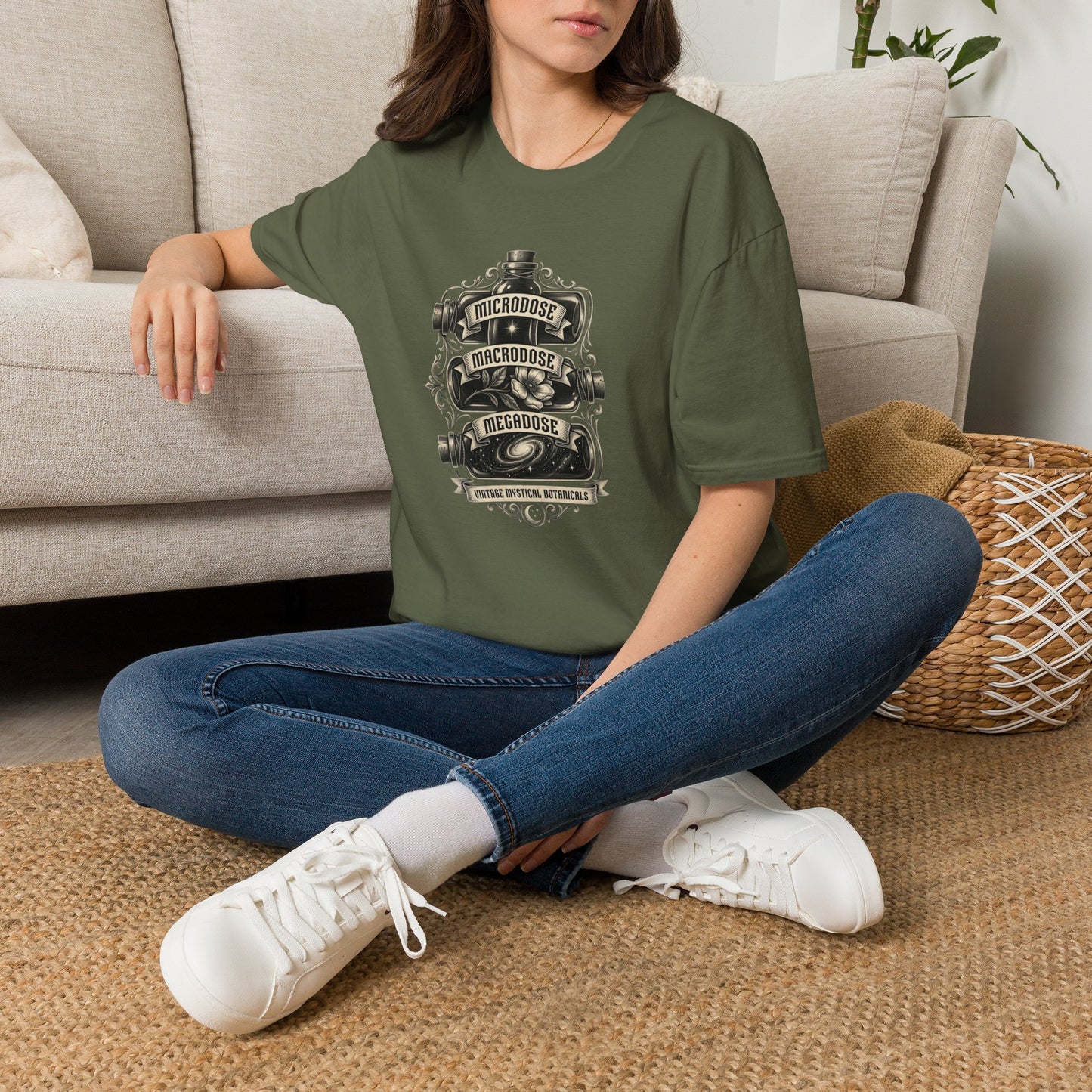 Epic Dose Graphic T-Shirt — Microdose, Macrodose, Megadose Vintage Design