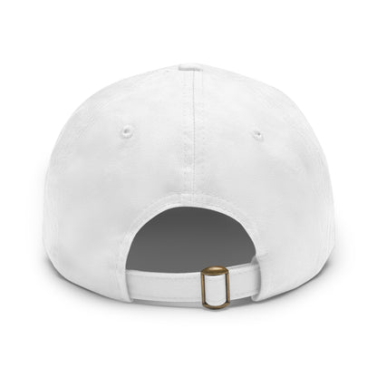 Psychonaut Swag Dad Hat with Leather Patch, Casual Cap for Outdoor Adventures, Fun Gift for Dads, Unique Street Style Hat - Psychonaut Swag