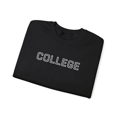 College Crewneck Sweatshirt — Classic Collegiate Pullover