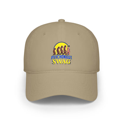 Psychonaut Swag Low Profile Baseball Cap, Casual Hat, Gift for Gamers, Streetwear Accessory, Summer Vibes, Trendy Headwear - Psychonaut Swag