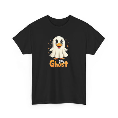 Silly Ghost T‑Shirt — Cute Halloween Ghost Tee for Kids & Adults