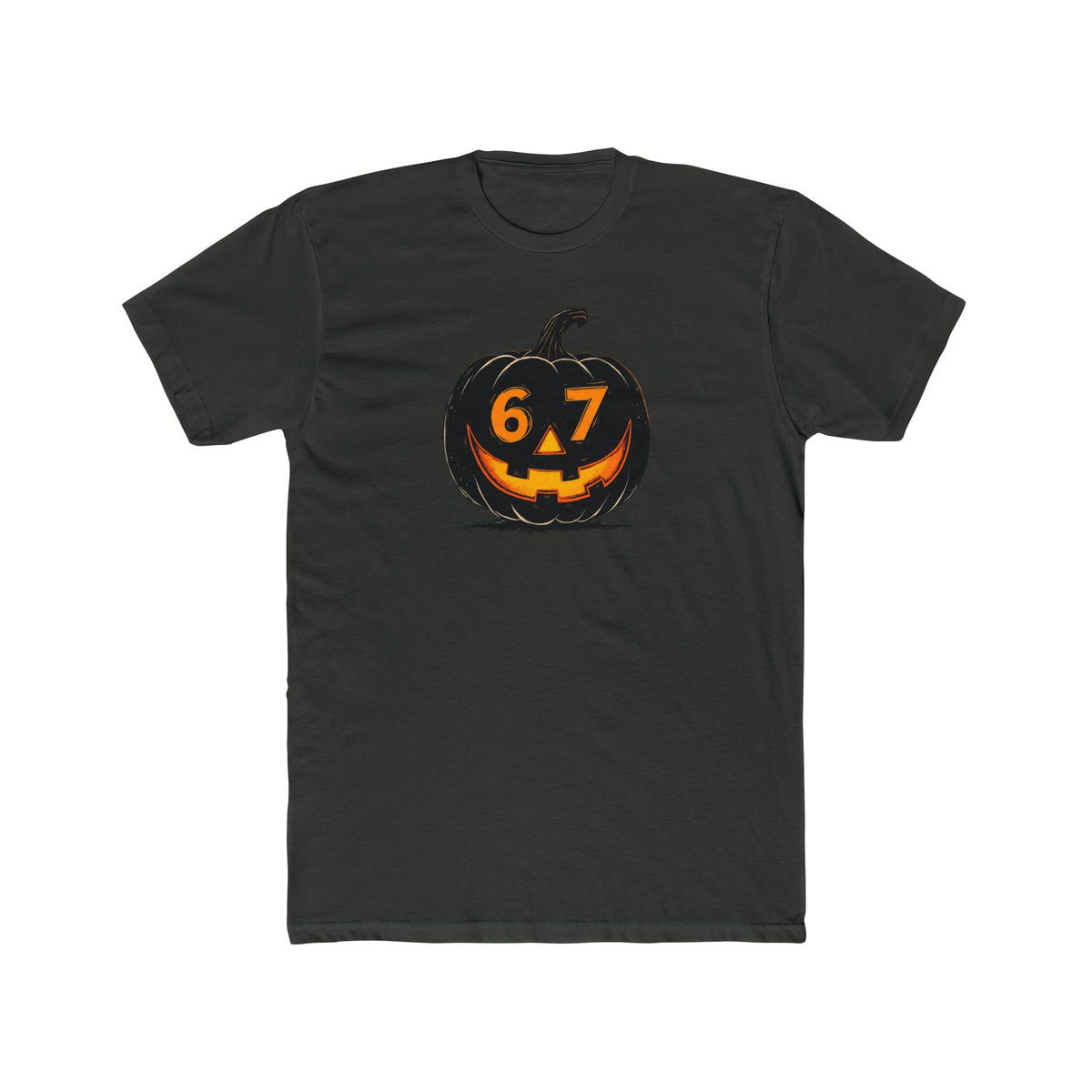 Halloween Jack-O'-Lantern Tee — 6/7 Pumpkin Graphic Shirt