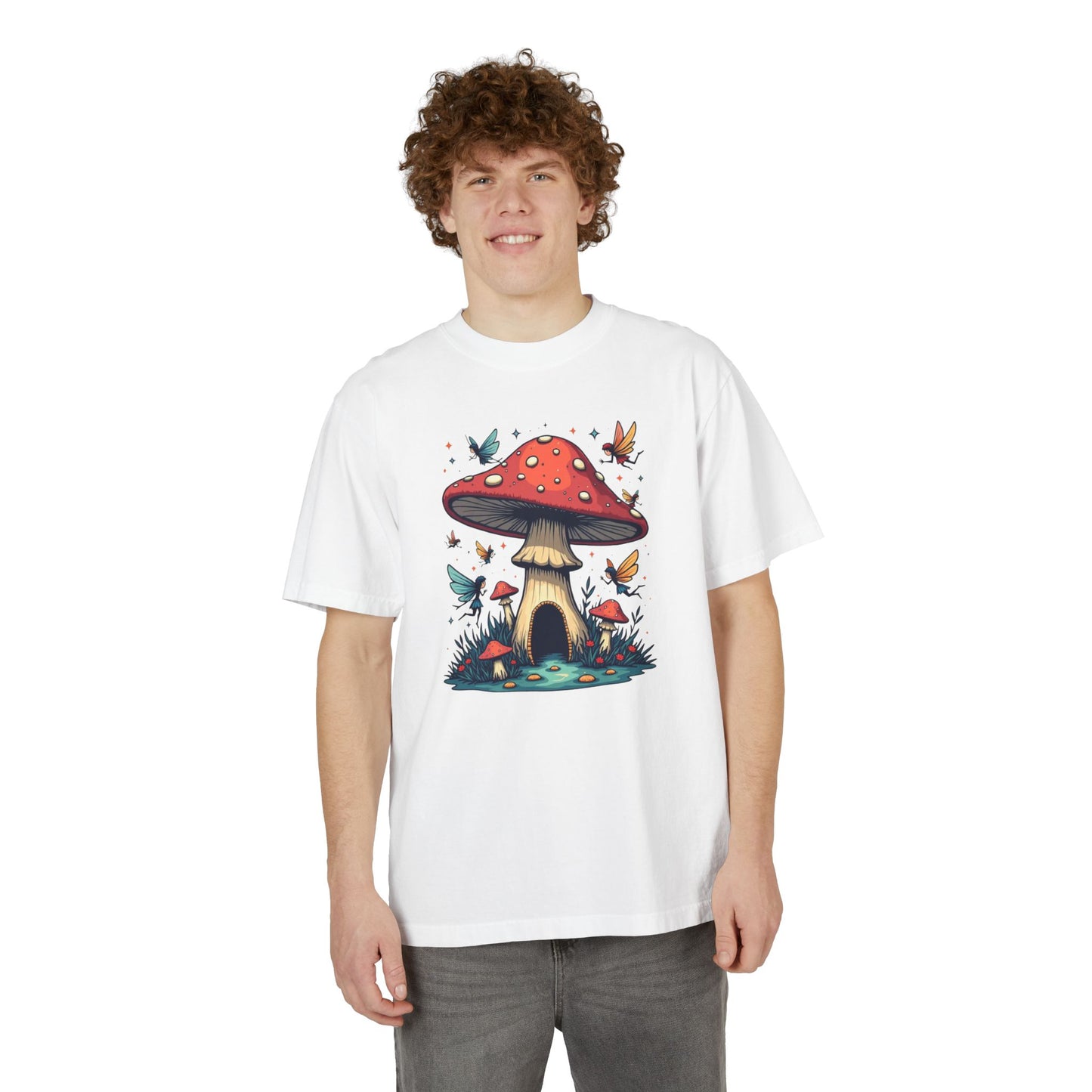 Mushroom Fairy Cottage T-Shirt