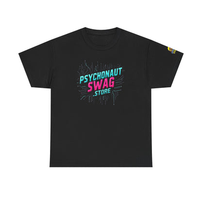 Psychonaut Swag, Human Billboard, Unisex Heavy Cotton Tee