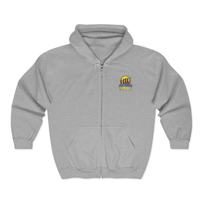 Psychonaut swag small biz, Full Zip Hoodie: Trendy Streetwear, Casual Layer, Gift for Him/Her, Unisex Wardrobe Essential, Comfortable Hoodie