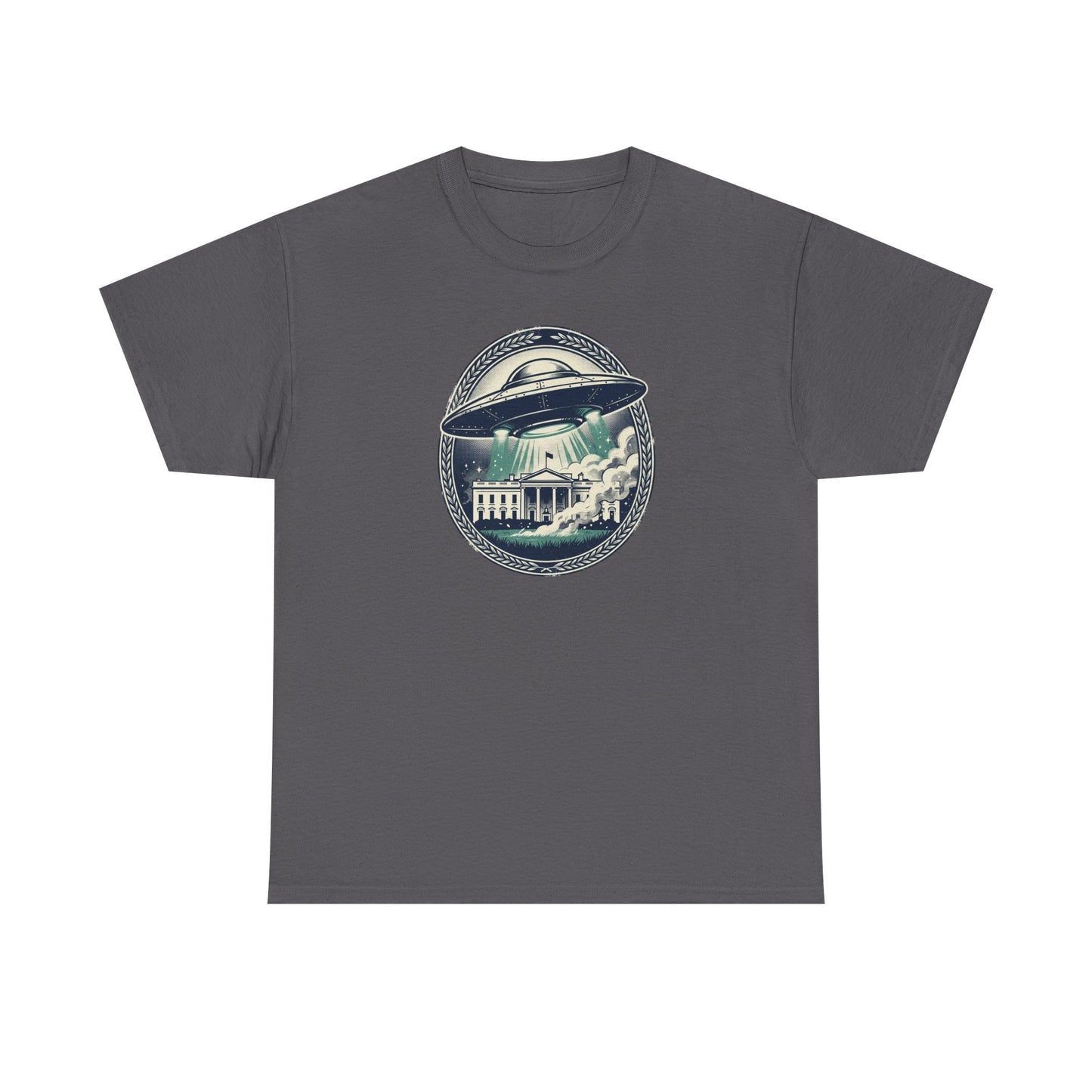 Alien Disclosure T-Shirt — Flying Saucer Over White House