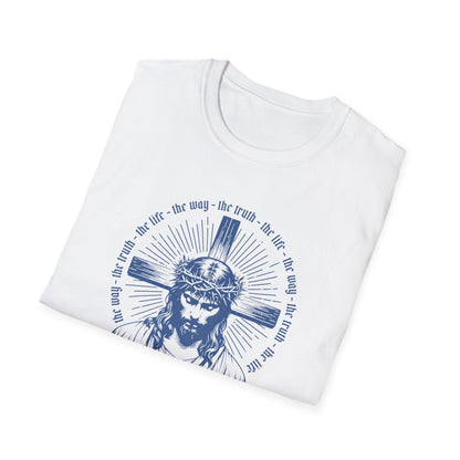 Jesus Portrait T-Shirt — Vintage Crown of Thorns Christian Tee