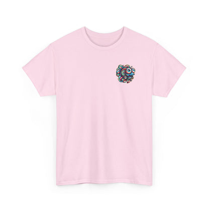 Psychedelic Fish Graphic Unisex Heavy Cotton Tee - Fun & Vibrant Apparel - Psychonaut Swag