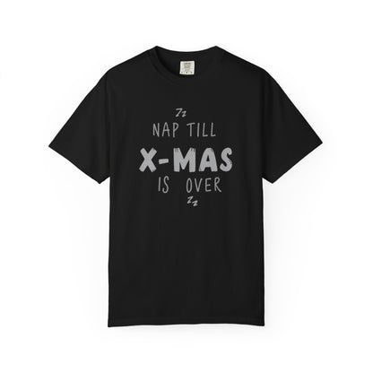 Nap Till X-Mas T-Shirt — Funny Christmas Holiday Tee