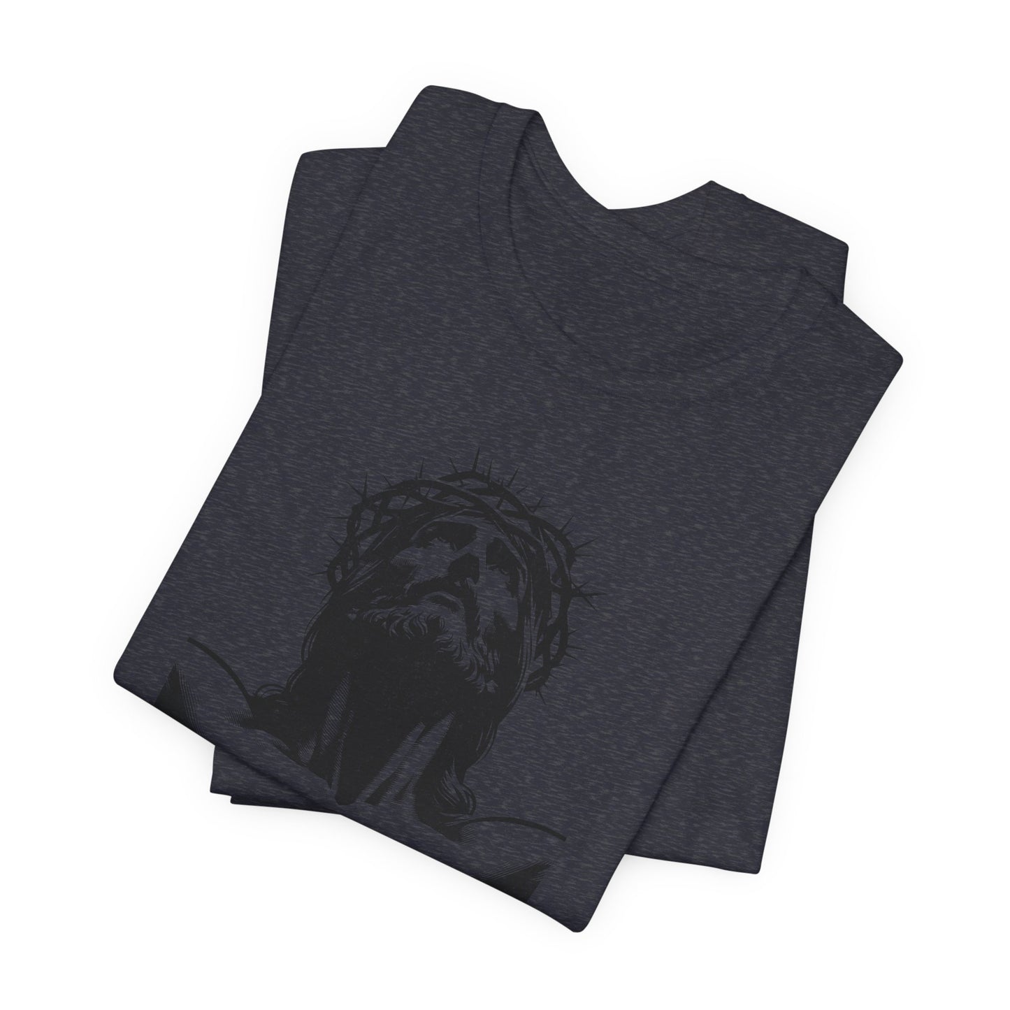 Risen Jesus Portrait Tee — Christian Easter Resurrection T-Shirt