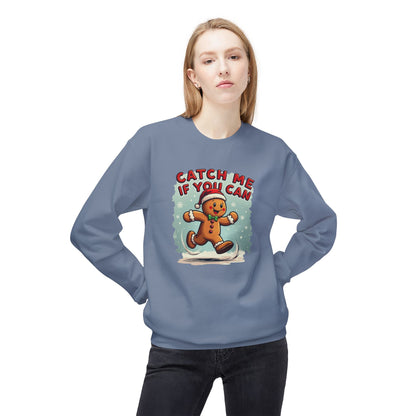 Gingerbread 'Catch Me If You Can' Crewneck Sweatshirt