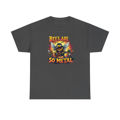 Bee Are So Metal T-Shirt — Funny Heavy Metal Bee Graphic Tee
