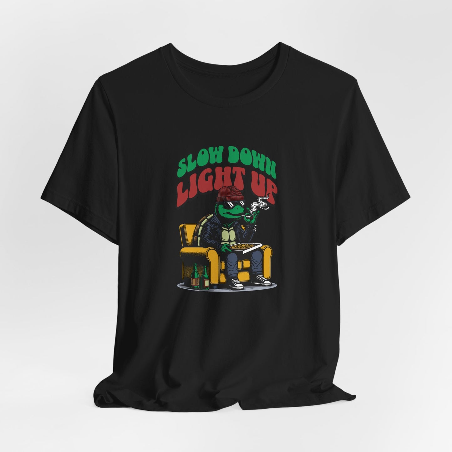 Slow Turtle, Unisex Jersey Short Sleeve Tee