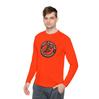 Sports Massage Long Sleeve Tee — "Body in Motion" Athletic Therapy Shirt