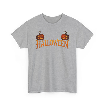 Halloween Pumpkin Graphic Tee, Unisex Cotton T-Shirt, Fall Fashion, Halloween Costume, Trick or Treat Shirt