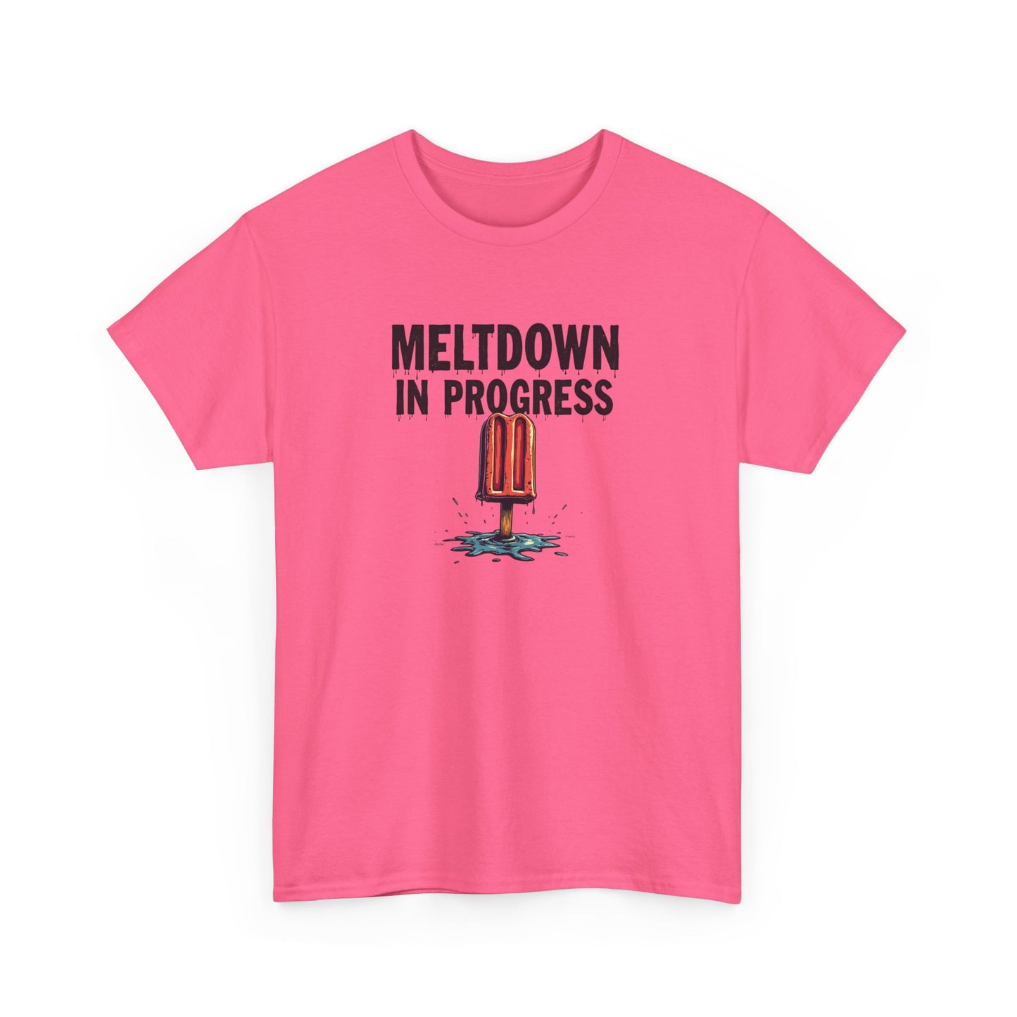 Meltdown in Progress Tee | Fun Summer T-Shirt, Gift for Ice Cream Lovers, Casual Wear, Comfy Everyday Top, Perfect for Hot Days - Psychonaut Swag