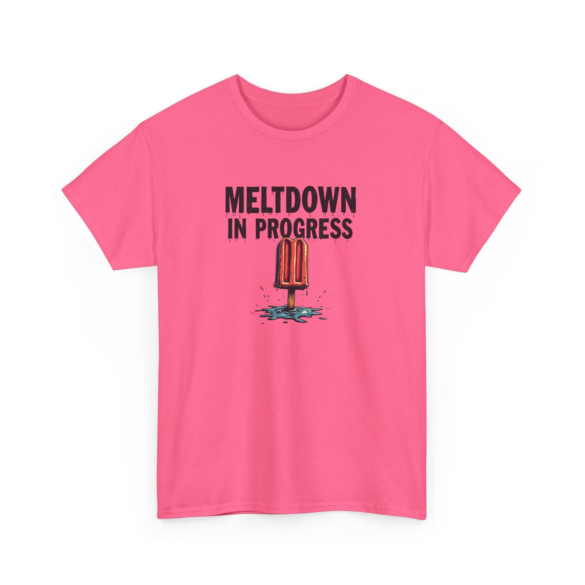 Meltdown in Progress Tee | Fun Summer T-Shirt, Gift for Ice Cream Lovers, Casual Wear, Comfy Everyday Top, Perfect for Hot Days - Psychonaut Swag