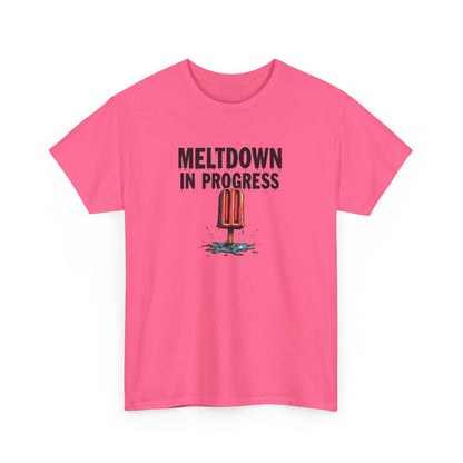 Meltdown in Progress Tee | Fun Summer T-Shirt, Gift for Ice Cream Lovers, Casual Wear, Comfy Everyday Top, Perfect for Hot Days - Psychonaut Swag
