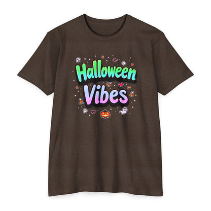 Halloween Vibes tee, Unisex T-Shirt, Spooky Graphic Tee, Fall Fashion, Halloween Costume, Casual Wear, Trick or Treat Shirt