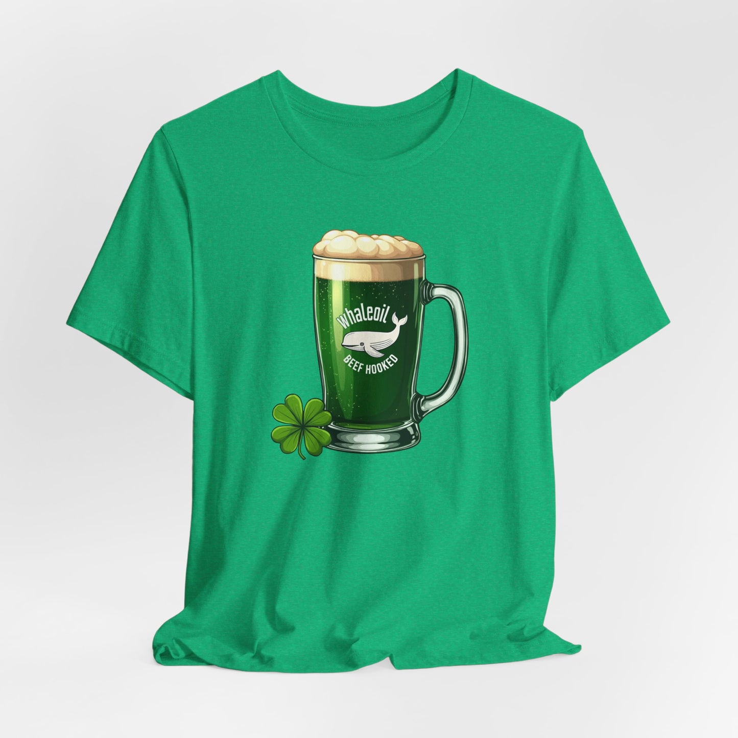 St. Patrick's Day Green Beer T-Shirt — Lucky Shamrock Pint Graphic Tee