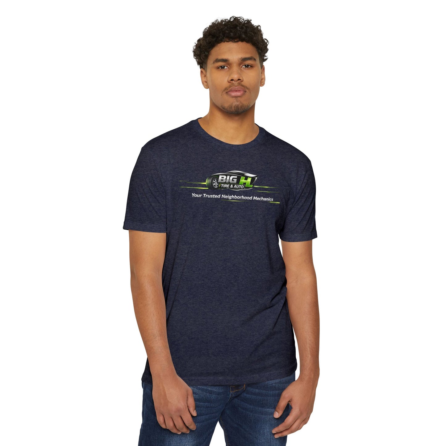 Mechanic Big H, Unisex CVC Jersey T-shirt