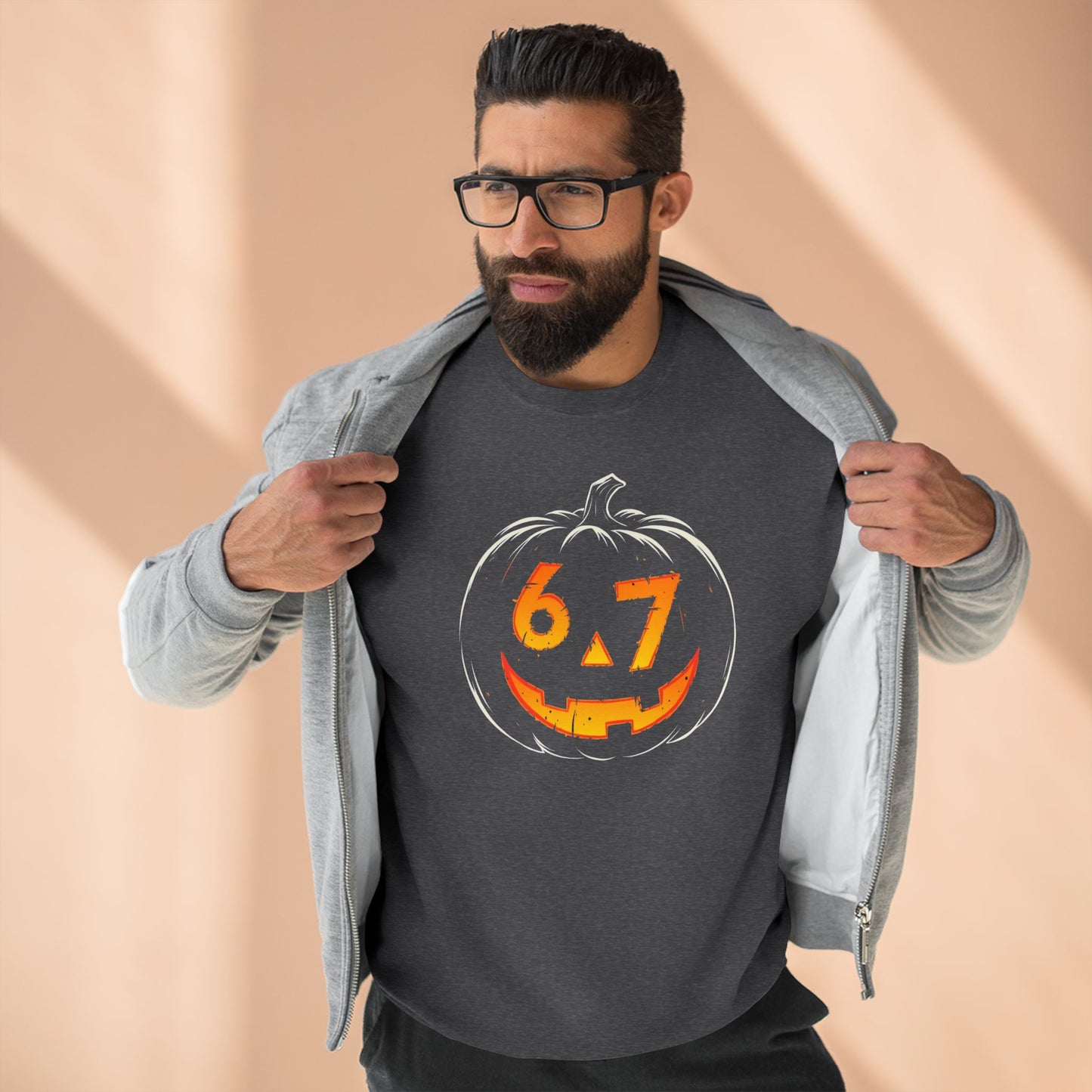Halloween Pumpkin Crewneck Sweatshirt – Jack-O'-Lantern