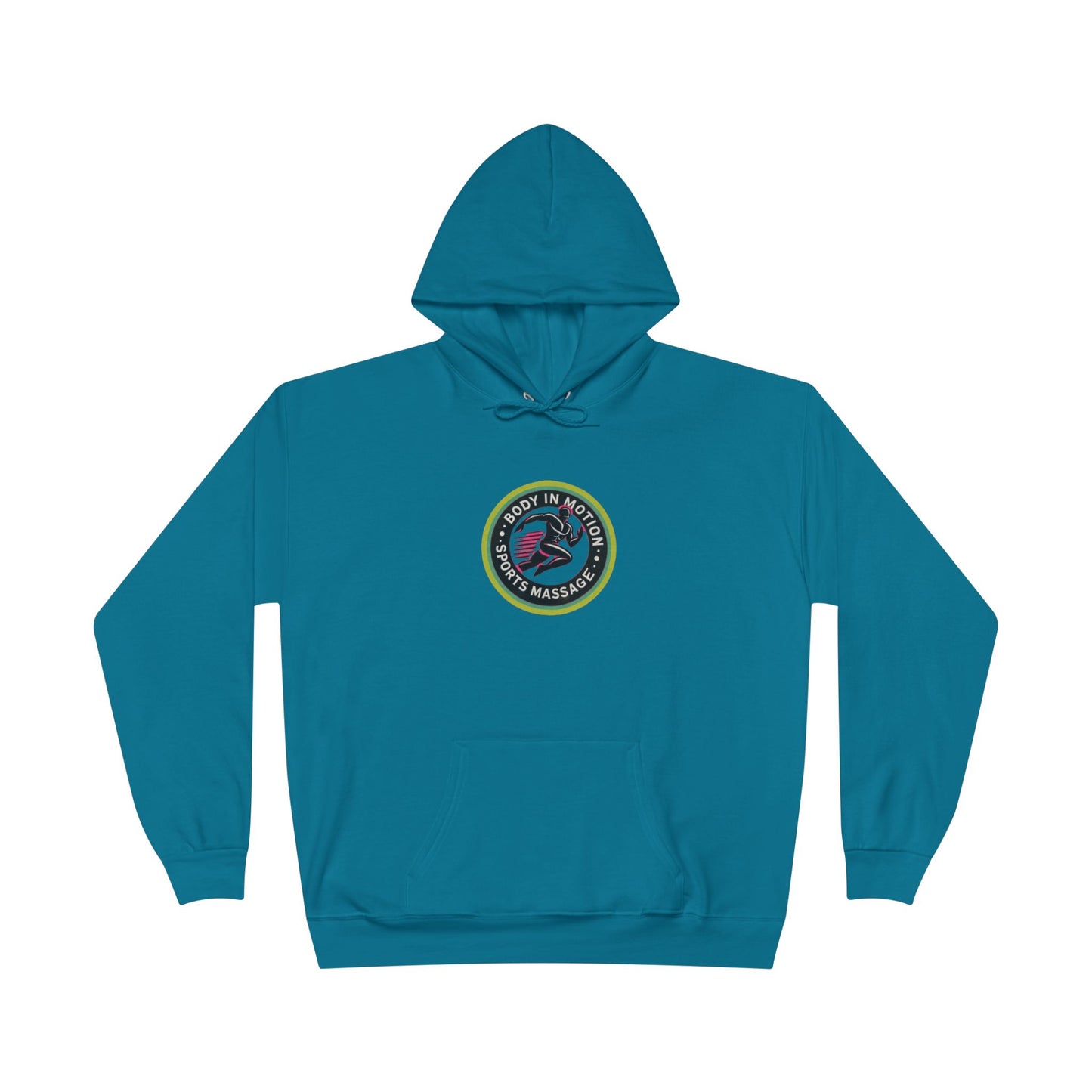 Sports Massage, Logo Hoodie — 'Run Fast' Athletic Pullover
