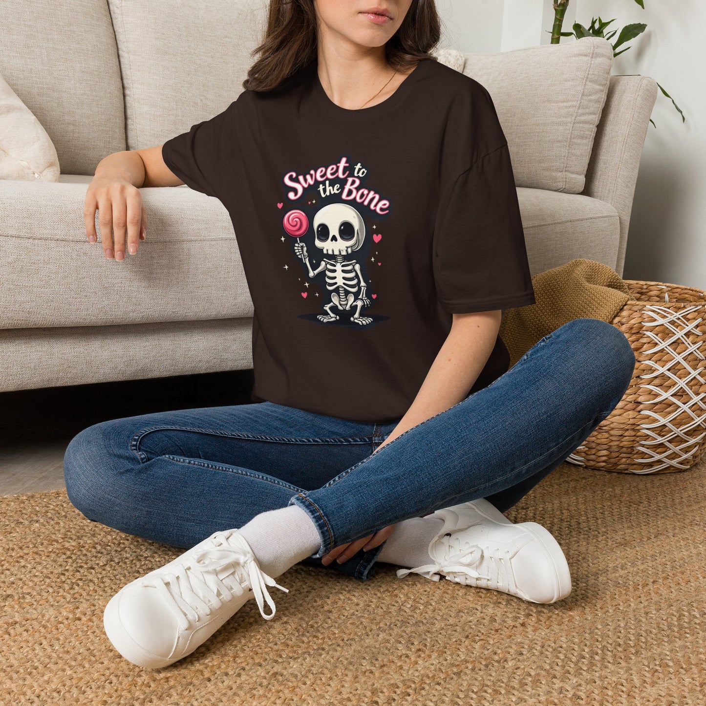 Sweet to the Bone T-Shirt — Cute Skeleton Candy Graphic Tee