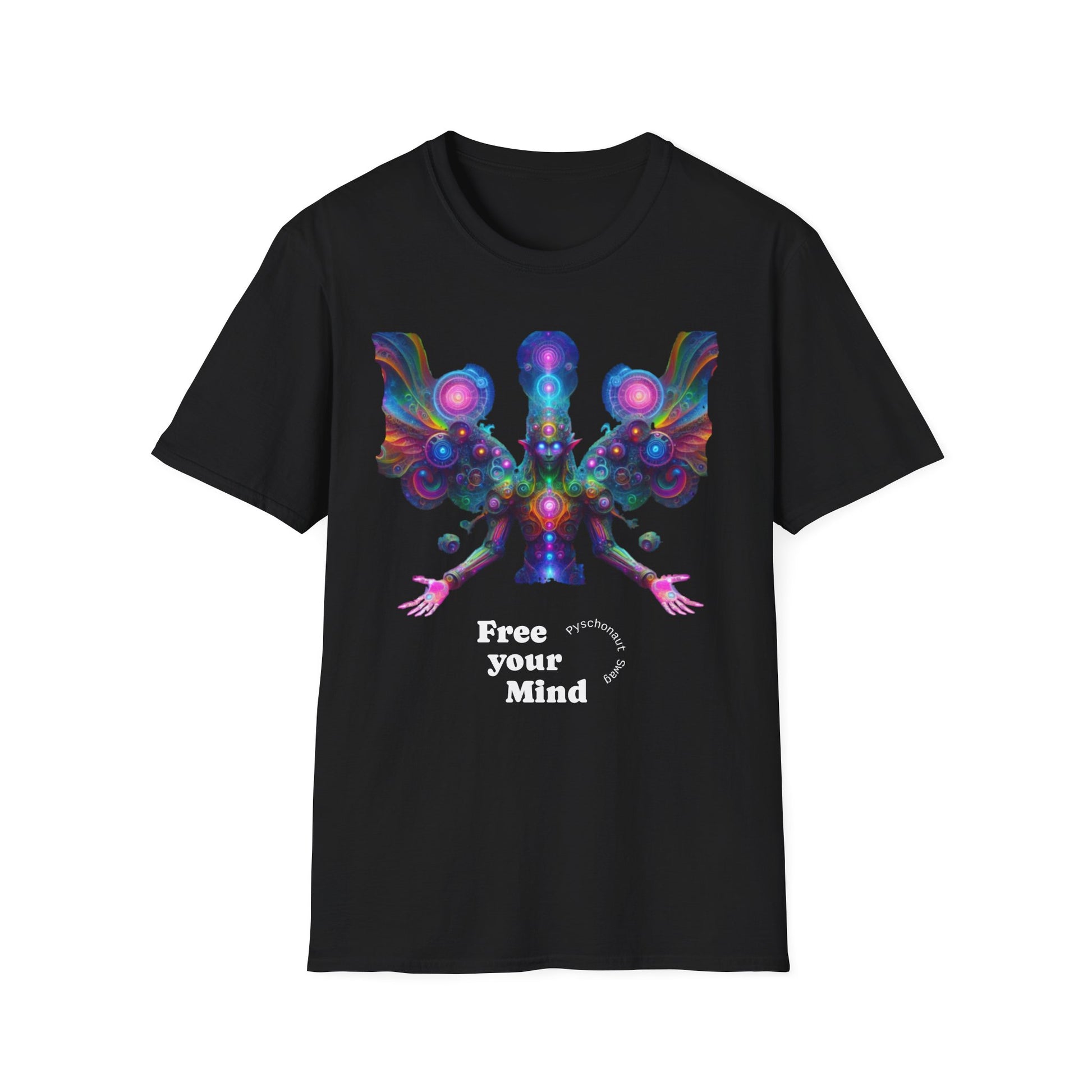 Mechanical Elf, Psychonaut Swag, Unisex Softstyle T-Shirt - Psychonaut Swag