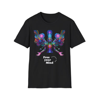 Mechanical Elf, Psychonaut Swag, Unisex Softstyle T-Shirt - Psychonaut Swag