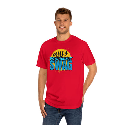 Psycho Swag Unisex Classic Tee - Trendy Graphic T-Shirt for Gamers & Psychonauts, Quirky Gift, Casual Wear, Unique Fashion - Psychonaut Swag