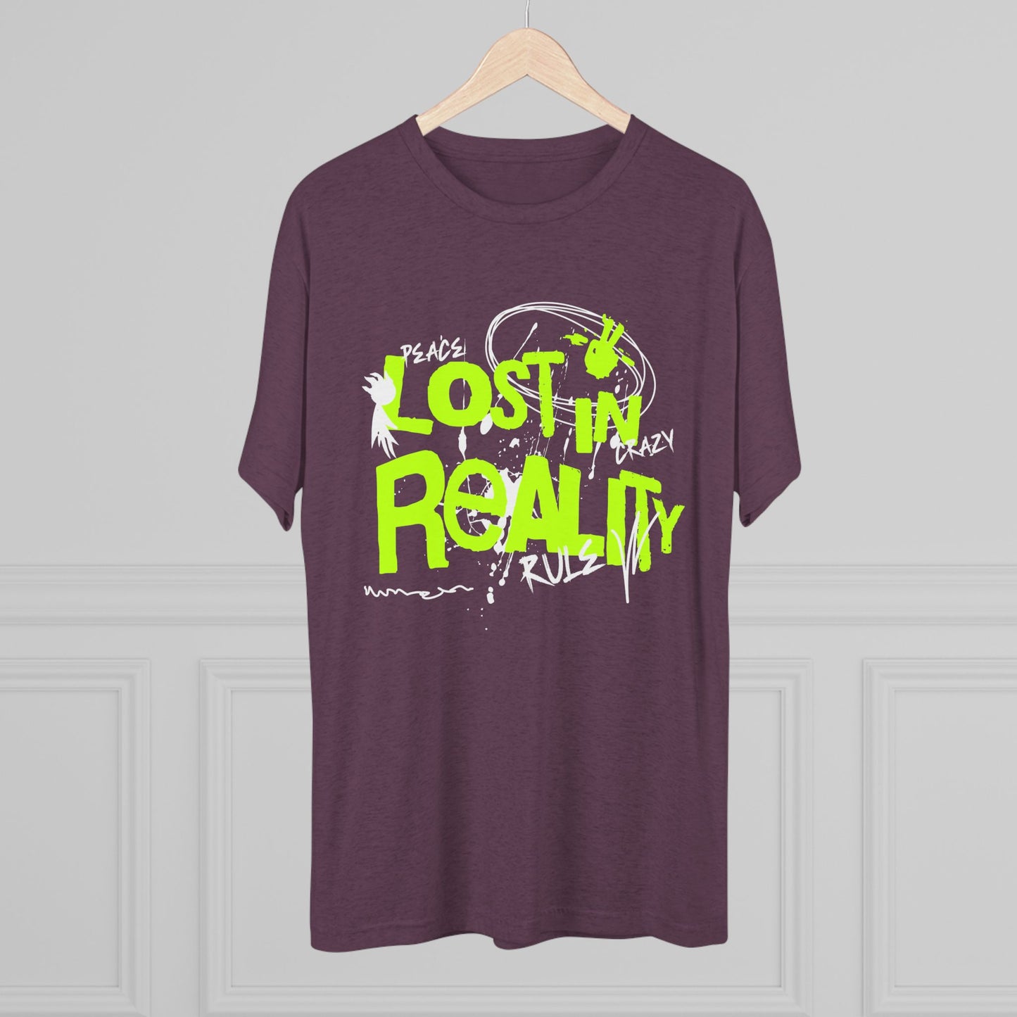 Lost in Reality, Unisex Tri-Blend Crew Tee