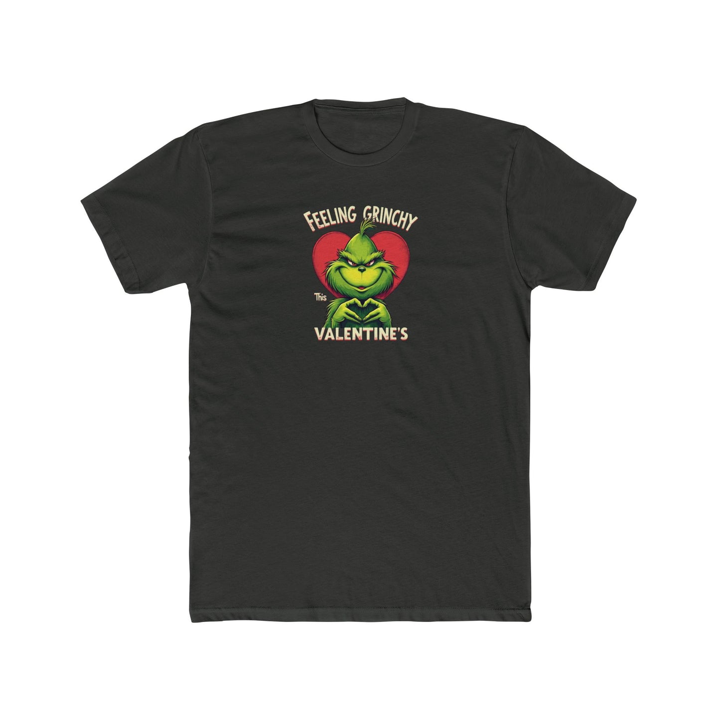 Grinch Heart Valentine T‑Shirt — "Feel My Heart" Holiday Tee