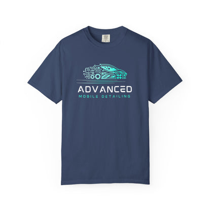 Advanced Mobile, Garment Dyed, T-Shirt, Unisex Graphic Tee, Casual Streetwear, Perfect Gift for Car Lovers, Vintage Style Merch, Everyday Wear