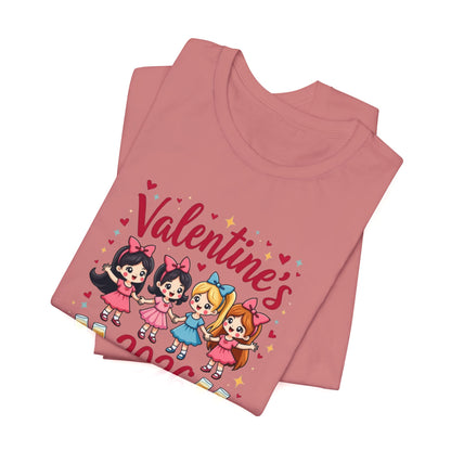 Valentine's 2026 Girls Graphic Tee