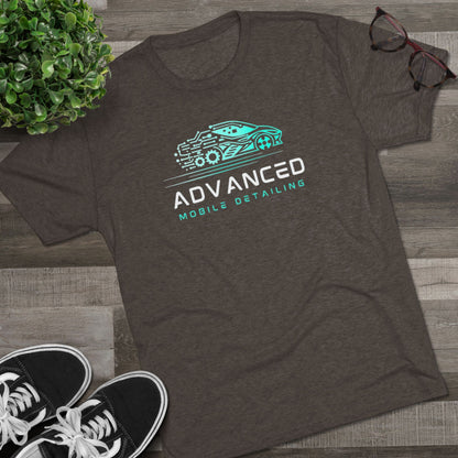 Advanced Mobile Detailing, Tri-blend, Tee | Car Enthusiast T-Shirt, Custom Auto Care Shirt, Gift for Car Lovers, Unique Vehicle Detailing Apparel