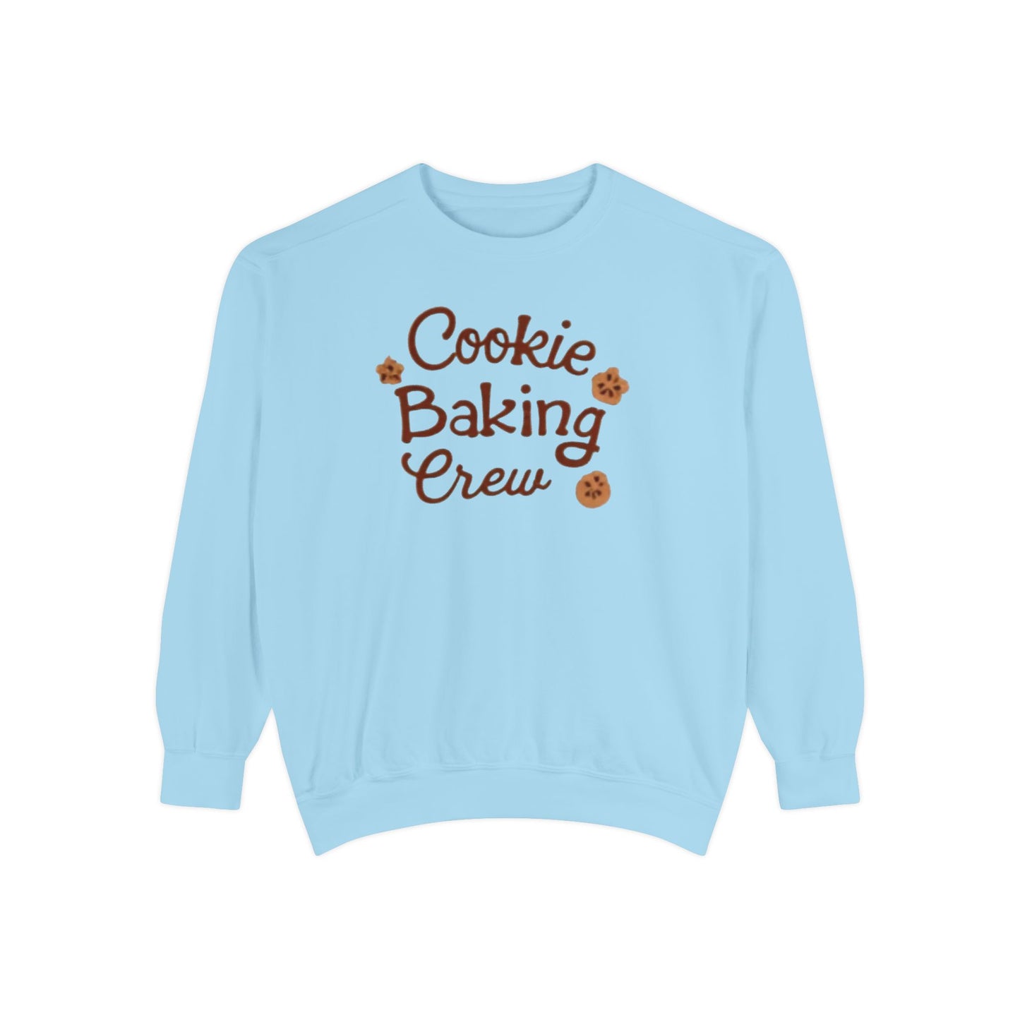 Cookie baking crew, Christmas sweater Unisex Garment-Dyed Sweatshirt