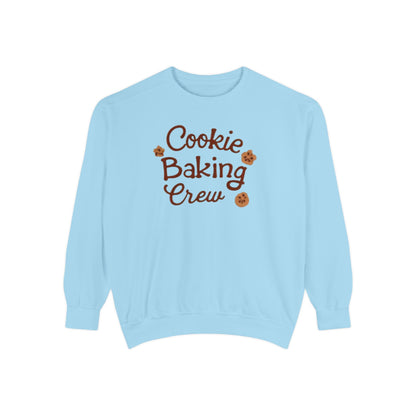 Cookie baking crew, Christmas sweater Unisex Garment-Dyed Sweatshirt