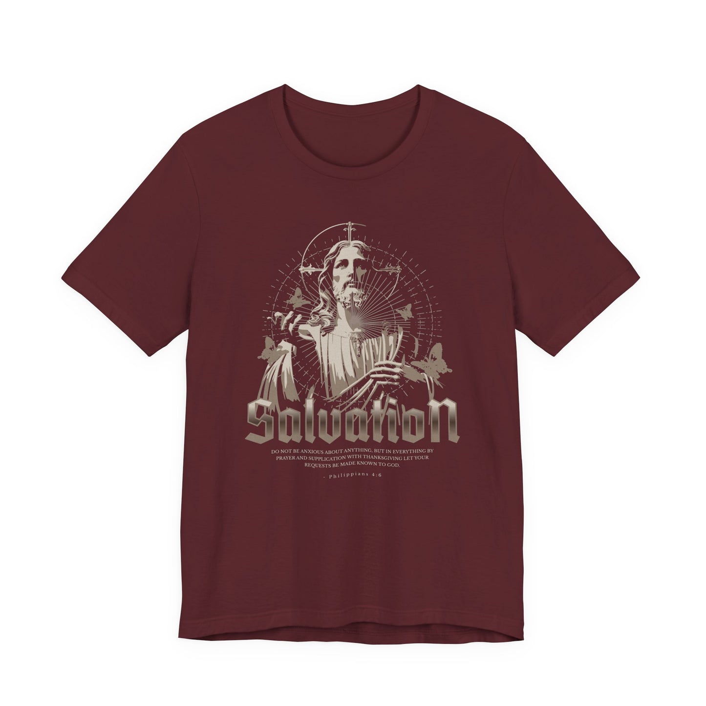 Salvation Graphic Tee — Vintage Jesus Religious T-Shirt