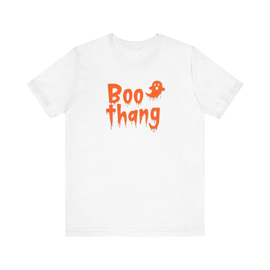 Halloween Boo Thang Unisex Tee, Funny Halloween T-Shirt, Ghost Graphic Tee, Spooky Shirt, Halloween Costume, Fall Fashion