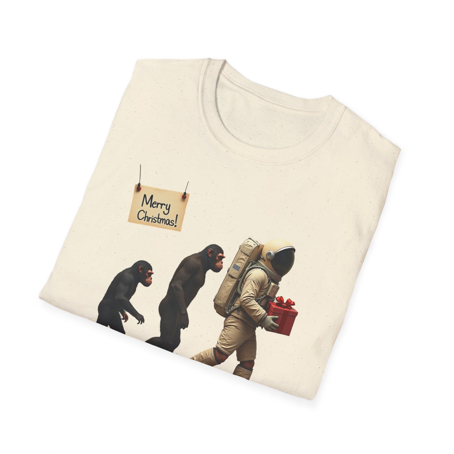 Evolution of Astronaut, Unisex Softstyle T-Shirt