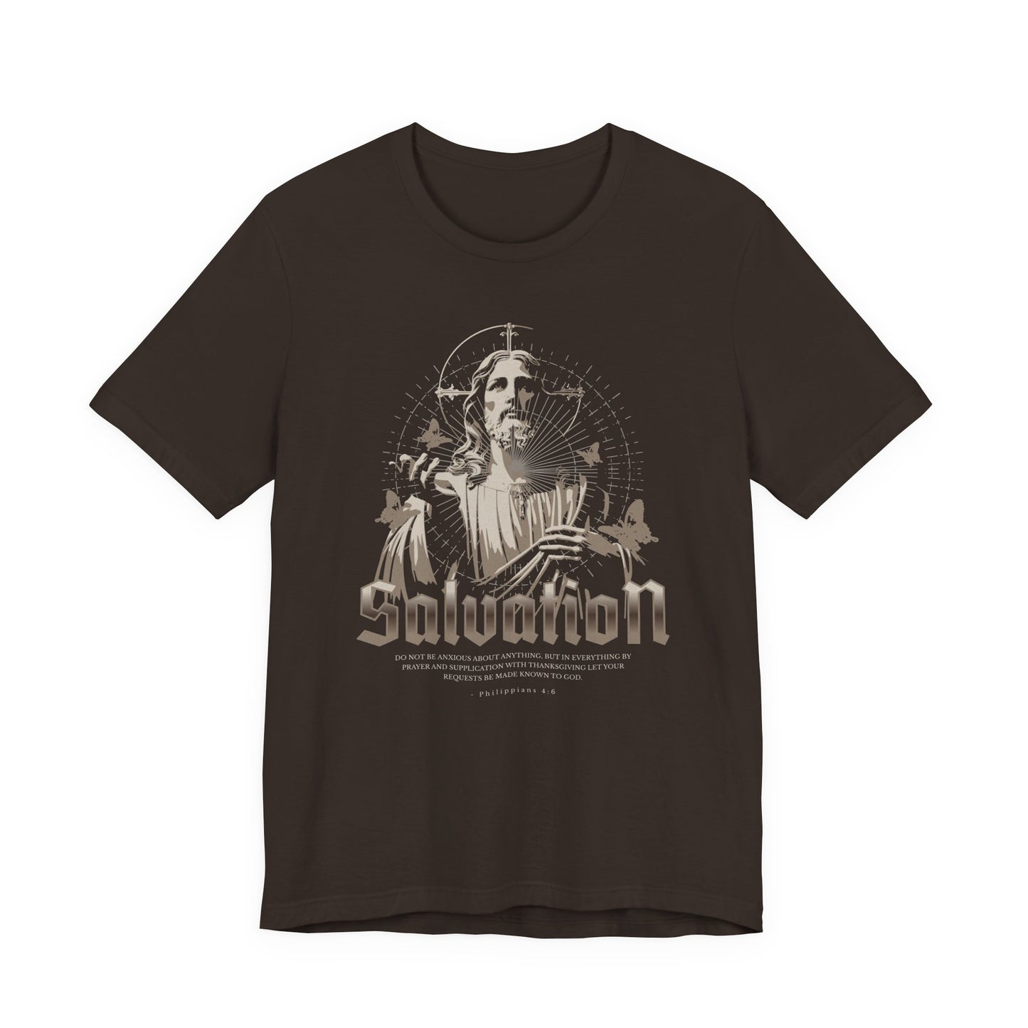 Salvation Graphic Tee — Vintage Jesus Religious T-Shirt