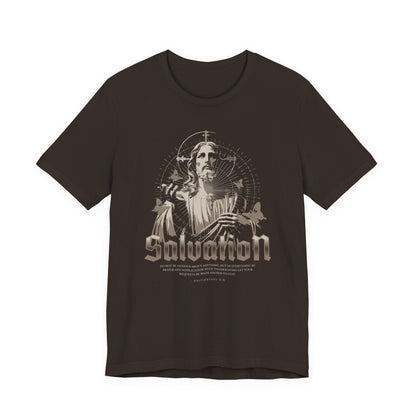 Salvation Graphic Tee — Vintage Jesus Religious T-Shirt