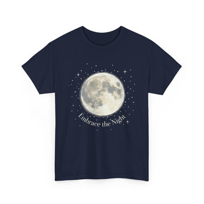 Moon tee - "Embrace the Night" Celestial Moon T‑Shirt