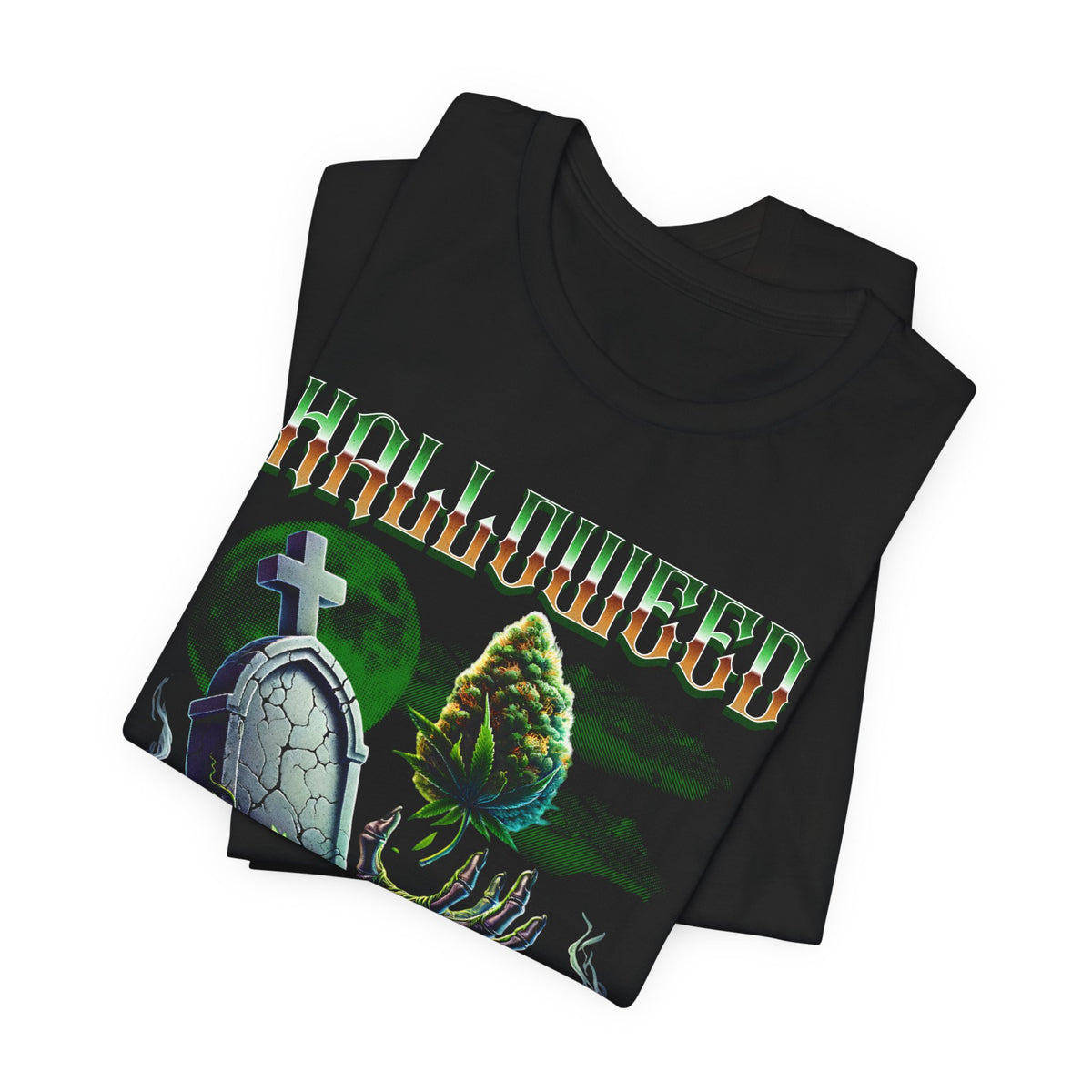 Halloweed, Haunted Herb, Unisex Jersey Short Sleeve Tee