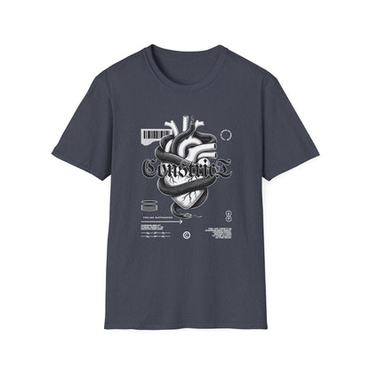 Constricted Heart T-Shirt — Moody Heart Graphic Tee